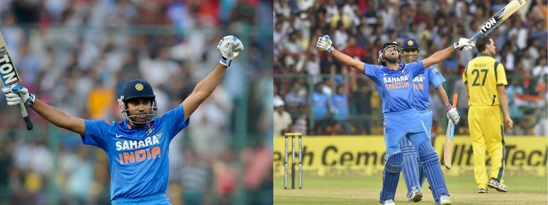 rohit sharma odi 200 list